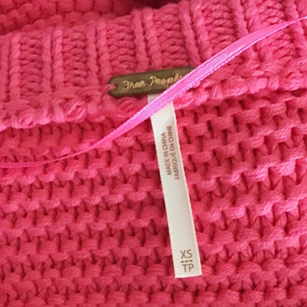 Free People Dream Mixed-Knit Hibiscus Highlight Sweater - Picture 12 of 16